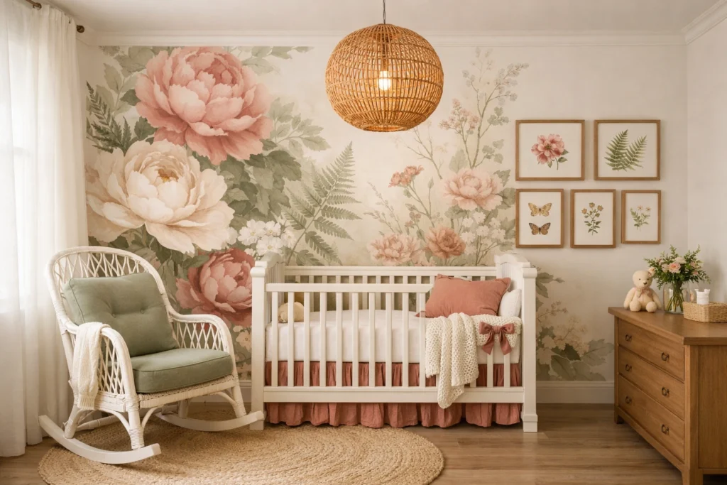 Theme 5 — Into the Garden: Botanical Floral Nursery Bursting With Natural Beauty