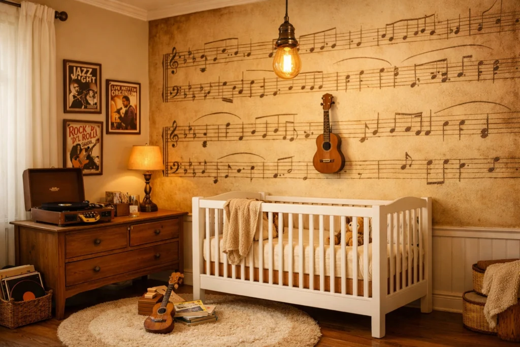 Theme 8 — Tiny Musician: Music Themed Nursery for Your Future Superstar