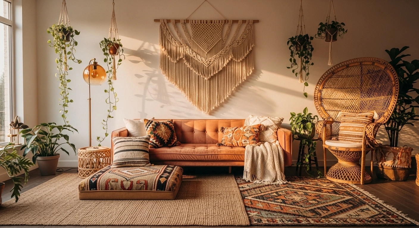 Boho Living Room Ideas