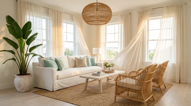 Coastal Summer Living Room