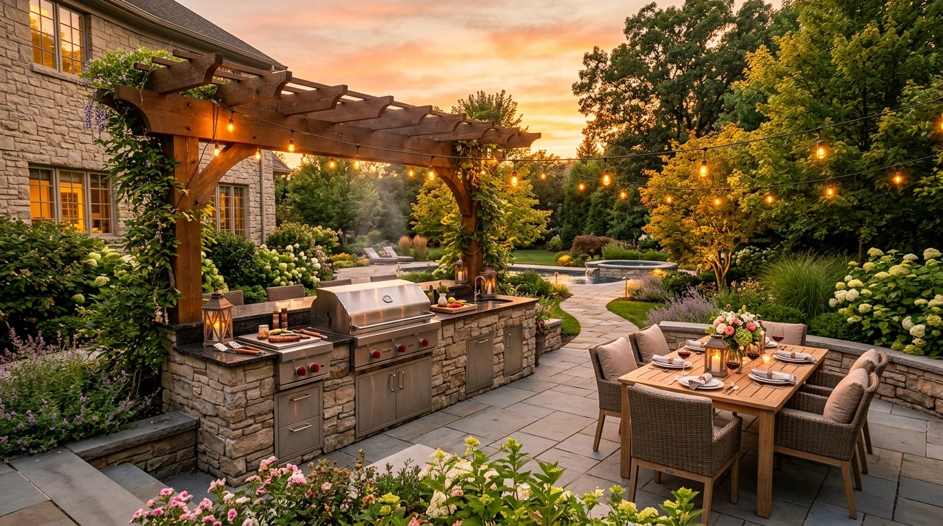 Outdoor Grill Area Ideas