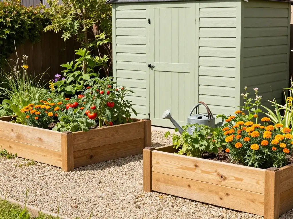 07 — Raised Garden Beds Near the Shed: Double Your Growing Space Without Expanding Your Yard