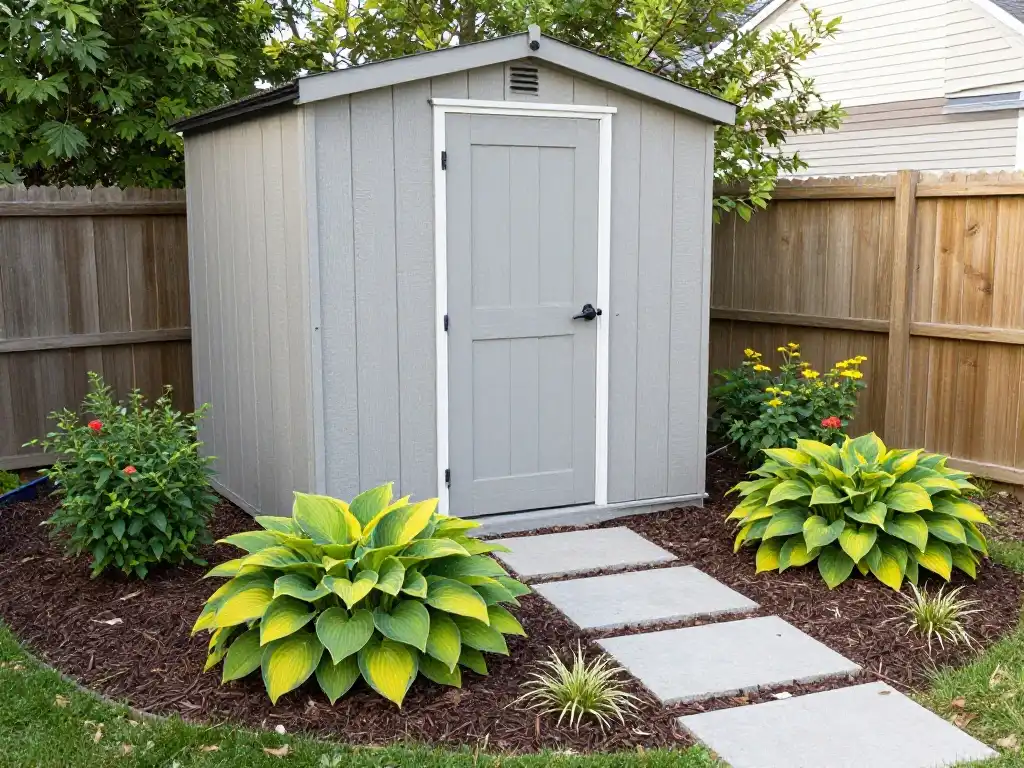 09 — Budget Shed Landscaping Ideas That Look Like You Spent Thousands of Dollars
