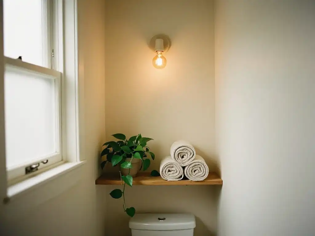 Why Small Bathrooms Actually Have the Biggest Cozy Potential of All