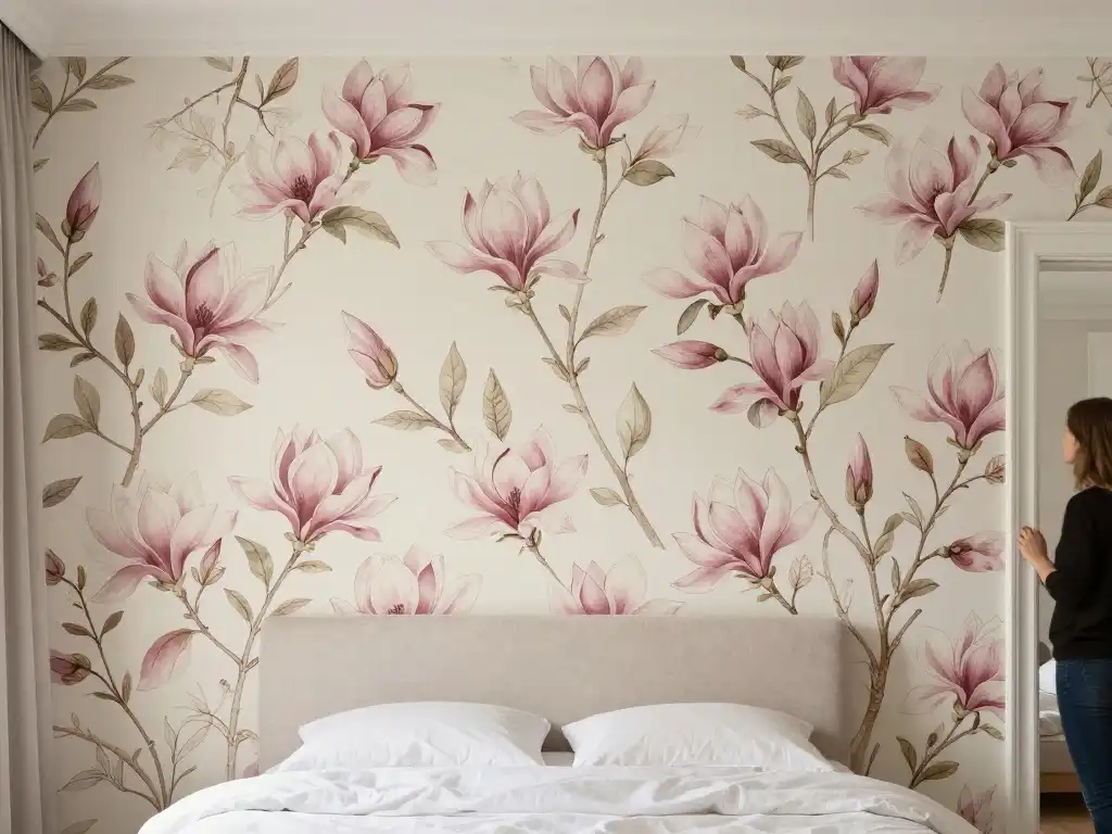 Style a Stunning Floral Accent Wall That Makes Every Guest Stop and Stare