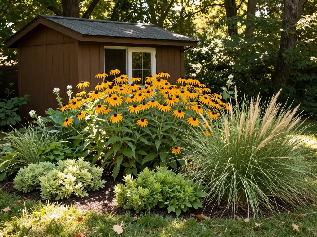 11 — Low Maintenance Landscaping Around a Shed for People Who Hate Constant Upkeep