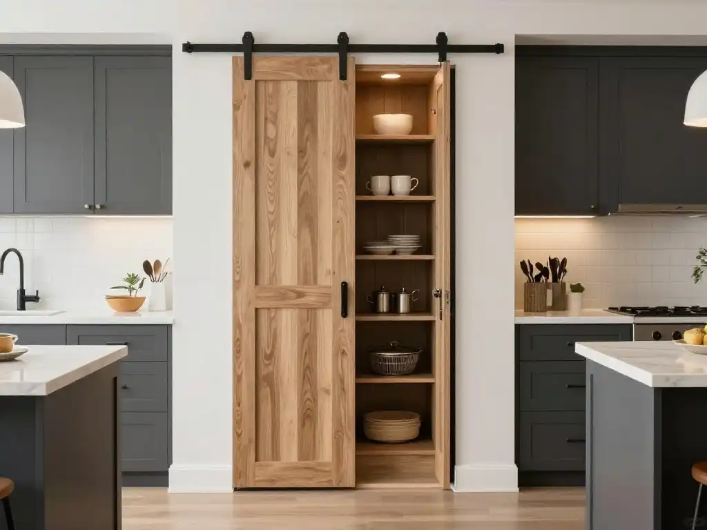 Best Door Ideas for a Small Walk In Pantry That Save Space and Look Great