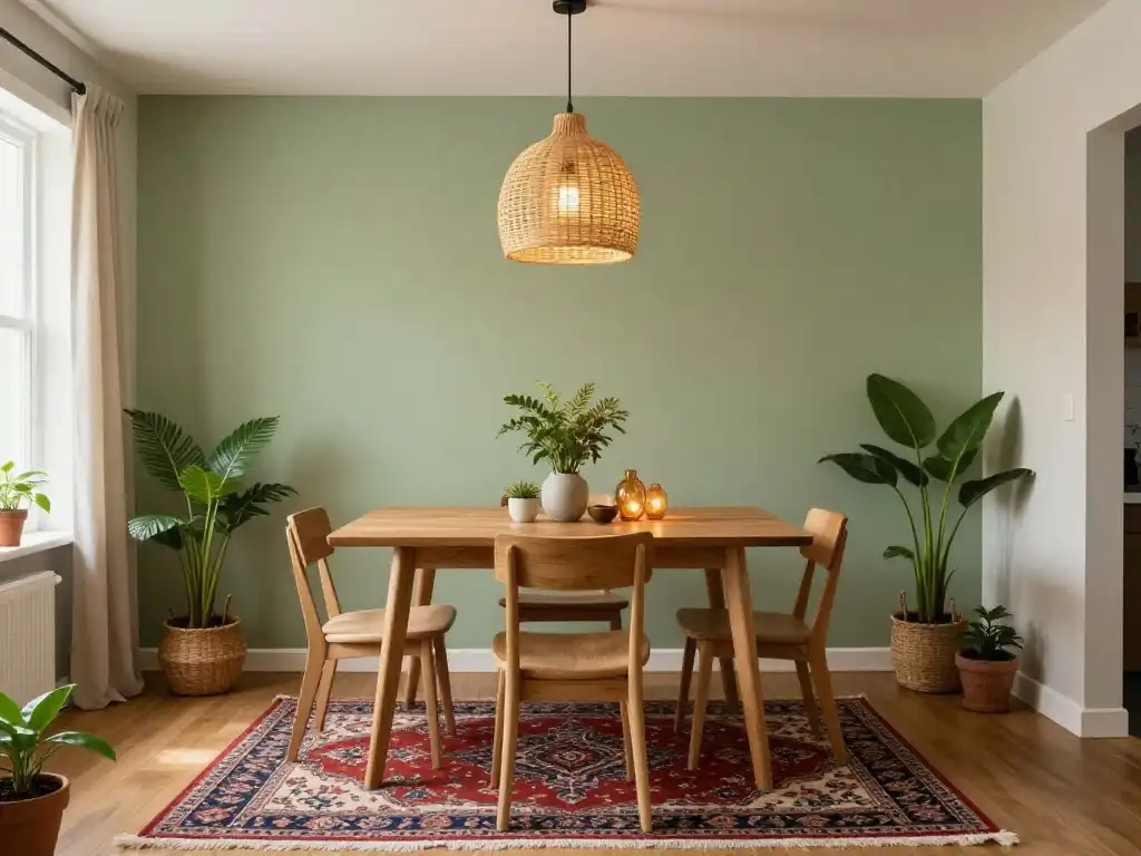 Small Cozy Living Dining Room on a Budget