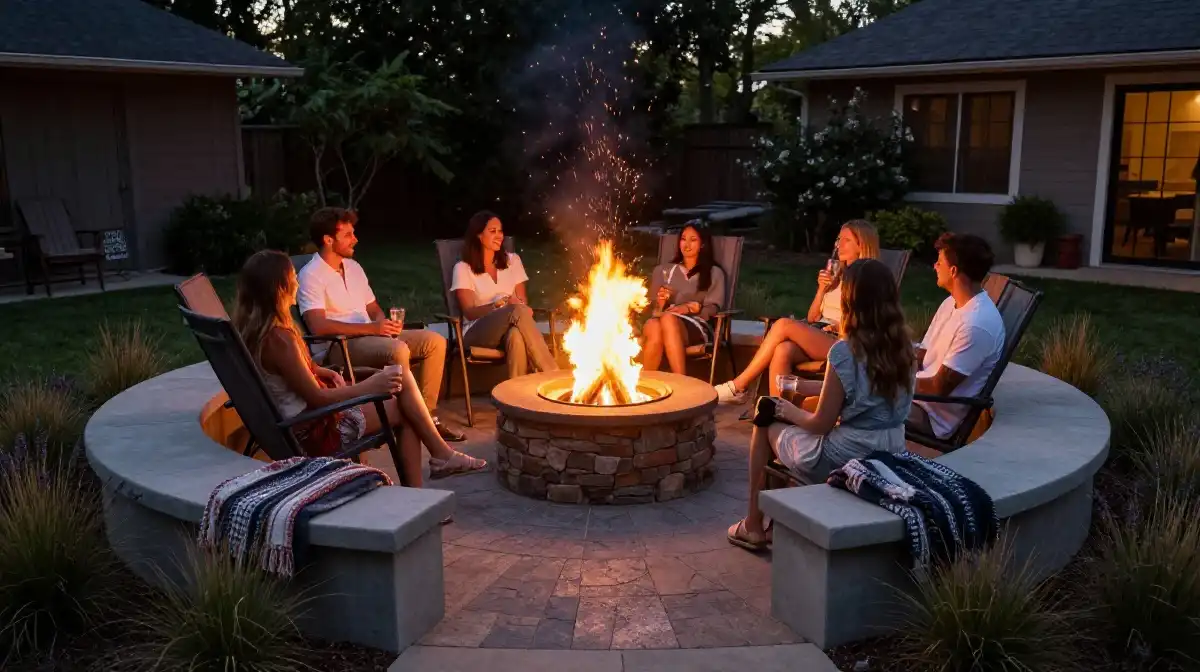Summer Backyard Fire Pit Ideas That Keep the Party Going All Night Long