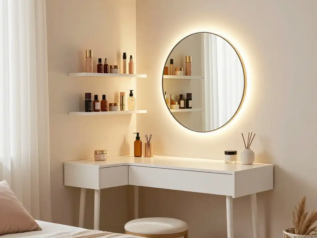 How to Create a Vanity Corner in Your Bedroom on Any Budget