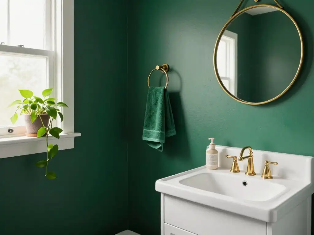 How to Create an Emerald Green Bathroom on Any Budget