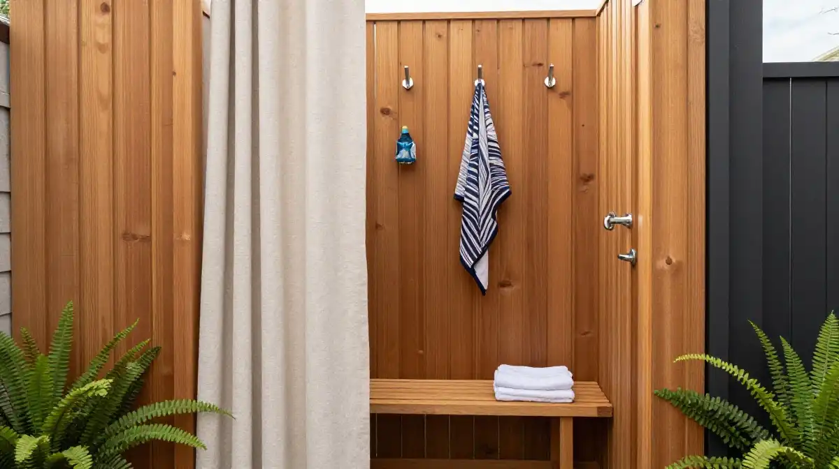 Outdoor Shower Bathrooms With Changing Rooms That Are Pure Genius