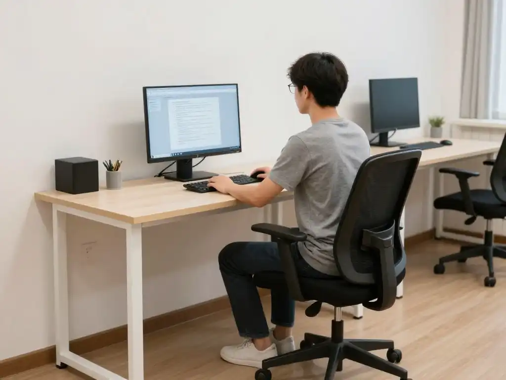 The Ergonomic Rules Every Shared Double Desk Setup Must Follow to Protect Your Body