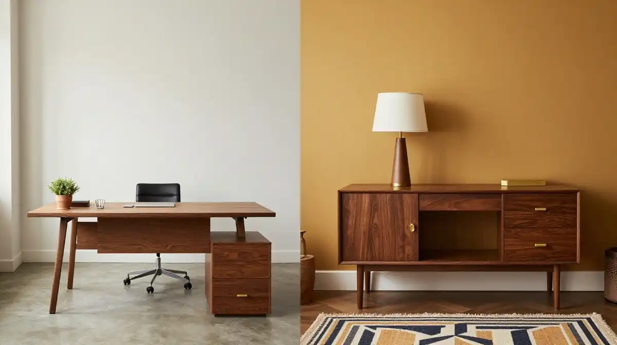 13. Budget-Friendly Mid Century Modern Office Upgrades