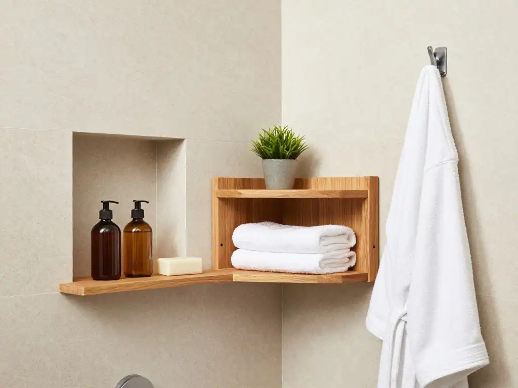 How to Add Storage to Your Outdoor Shower Bathroom Without the Clutter