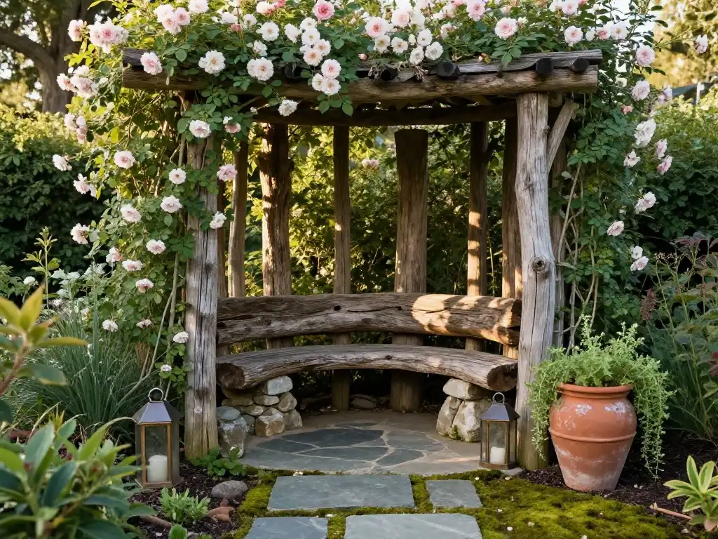 How to Design a Rustic Reading Nook Garden Using Natural and Reclaimed Materials