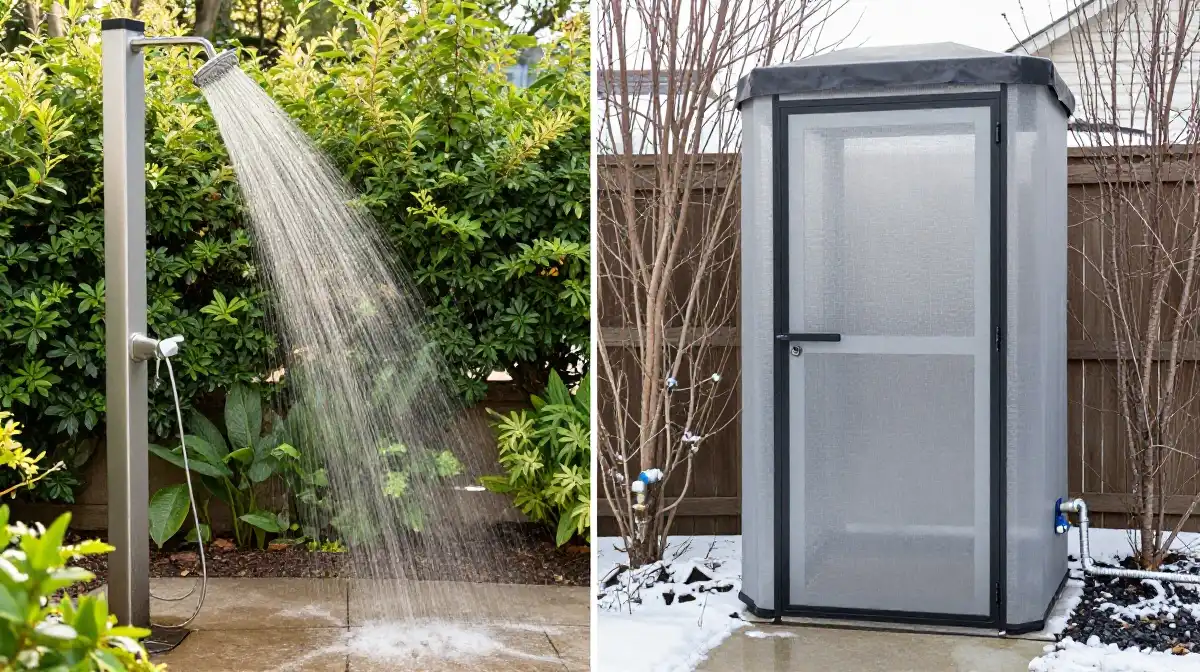 Seasonal and Climate Tips for Your Outdoor Shower Bathroom Year-Round