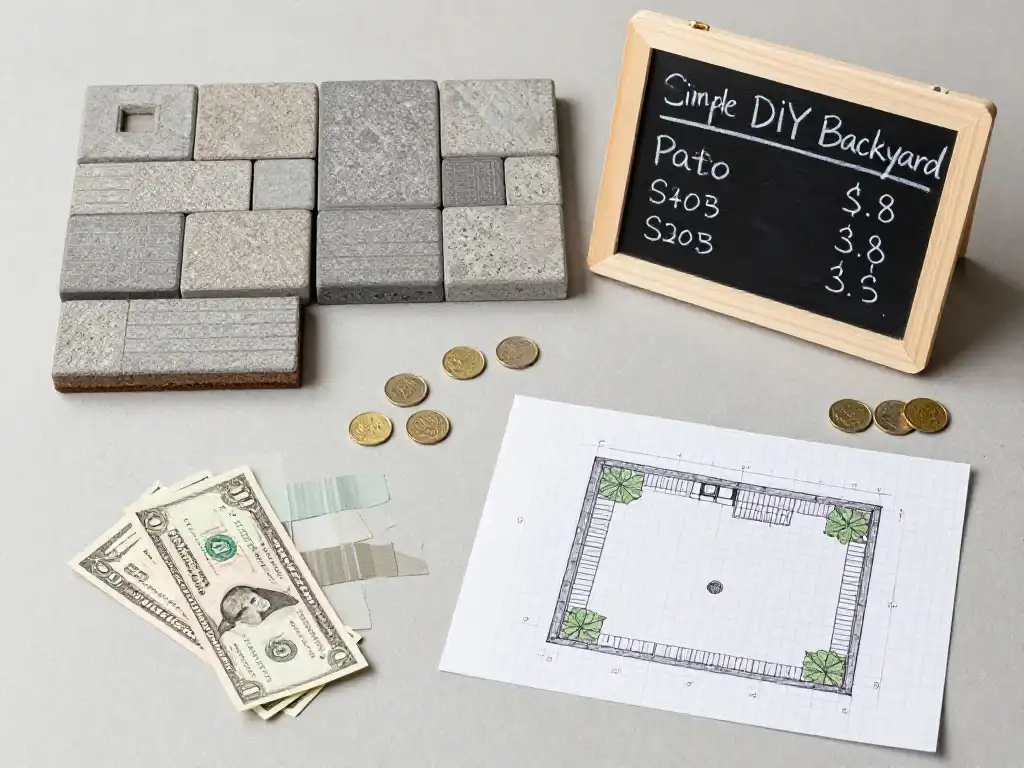 Simple DIY Backyard Patio Cost Breakdown and Budget Tips