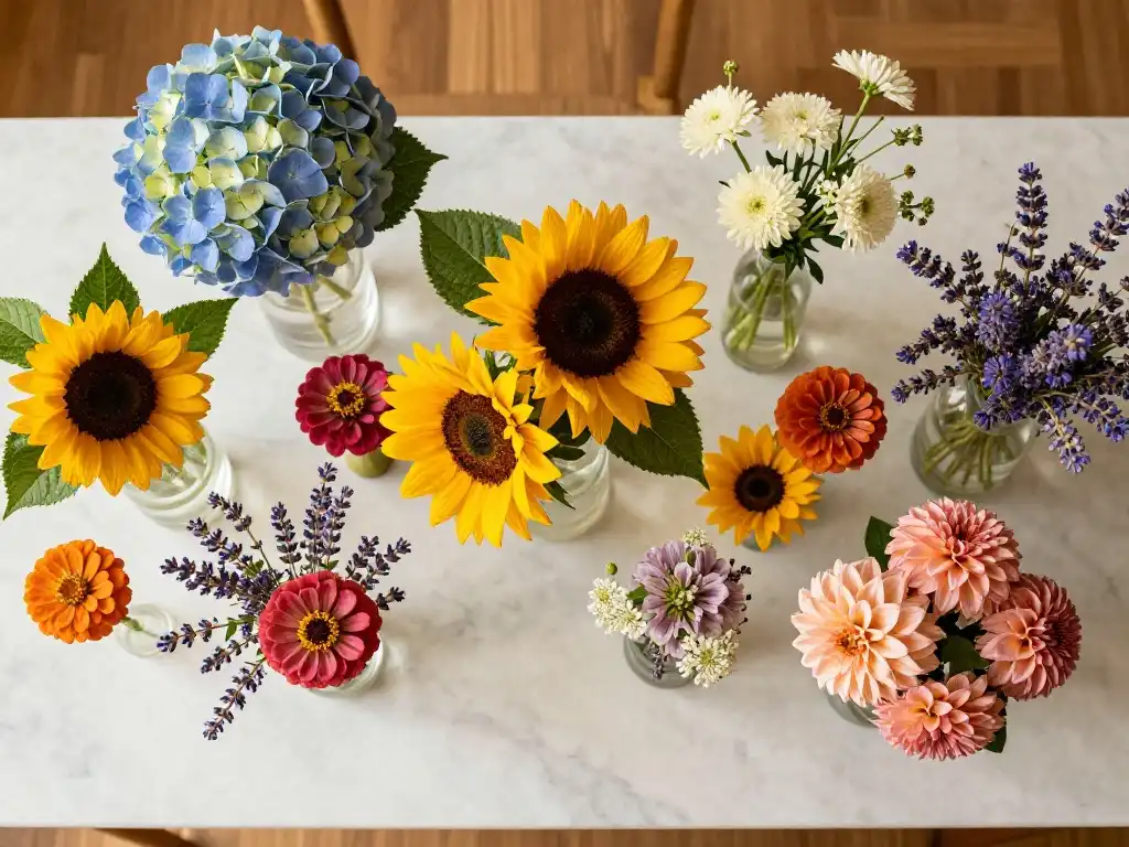 Best Fresh Flower Ideas for a Stunning Summer Dining Table Centerpiece