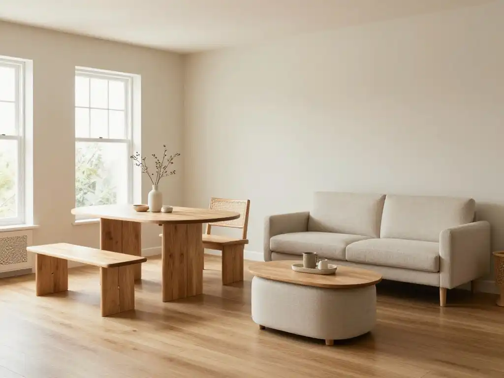 Best Furniture for a Small Cozy Living Dining Room