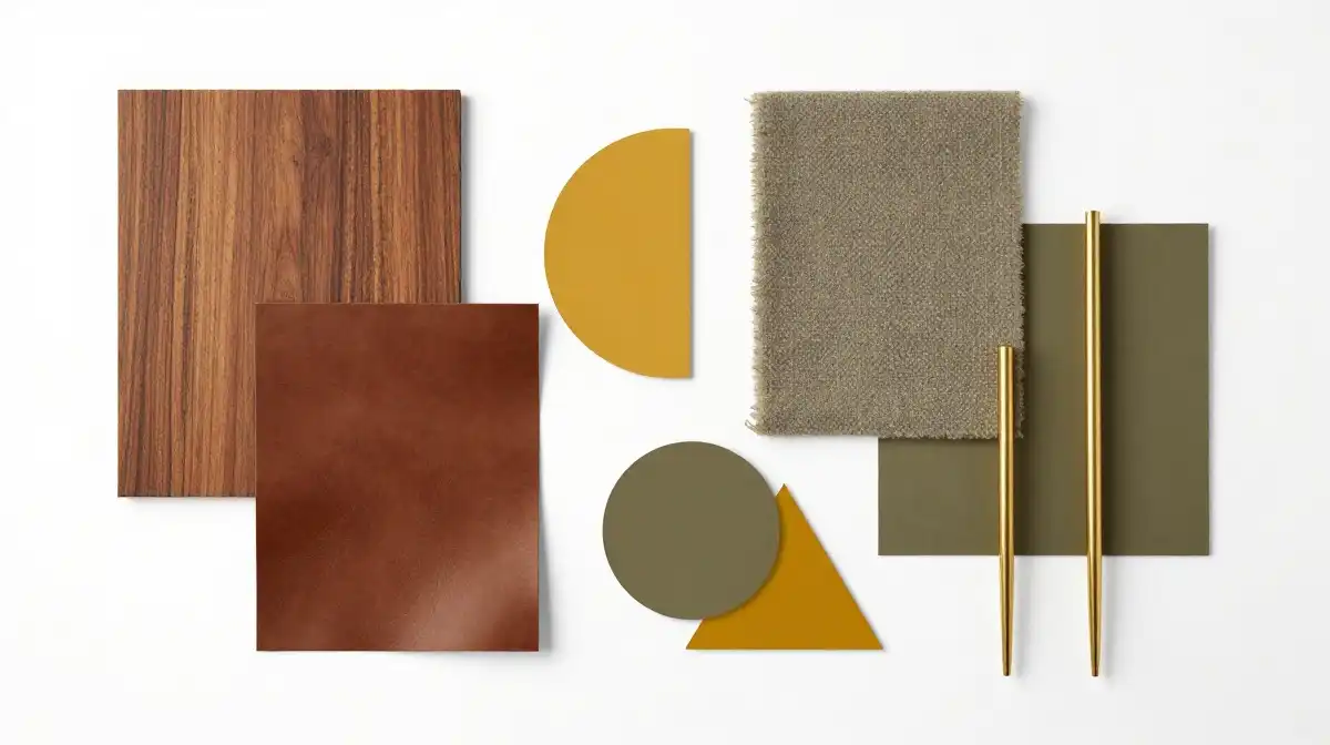 2. Core Design Elements of a Mid Century Modern Workspace