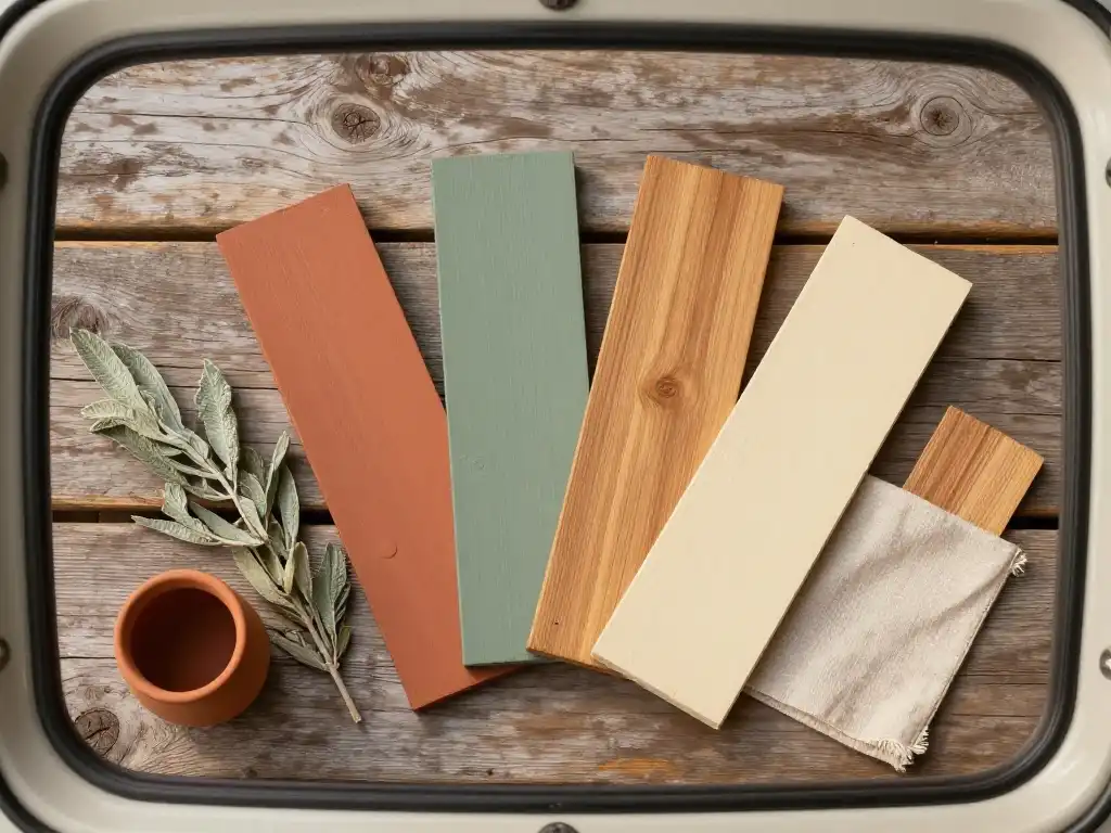 The Earthy Color Palettes That Make Every Boho Van Interior Feel Like a Moving Work of Art