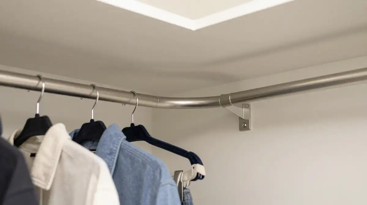 How to Install a Corner Rod That Finally Uses Every Inch of Hanging Space
