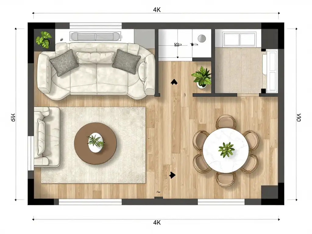 How to Plan the Perfect Small Living Dining Room Layout