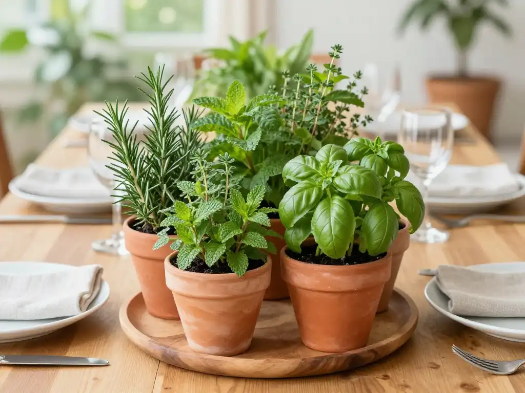 Best Greenery and Herb Centerpiece Ideas for a Natural Summer Table