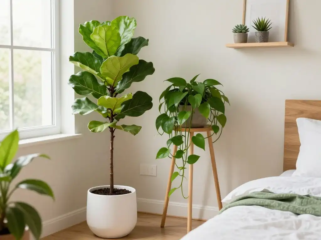 How to Style a Bedroom Corner With Plants for a Fresh Natural Look