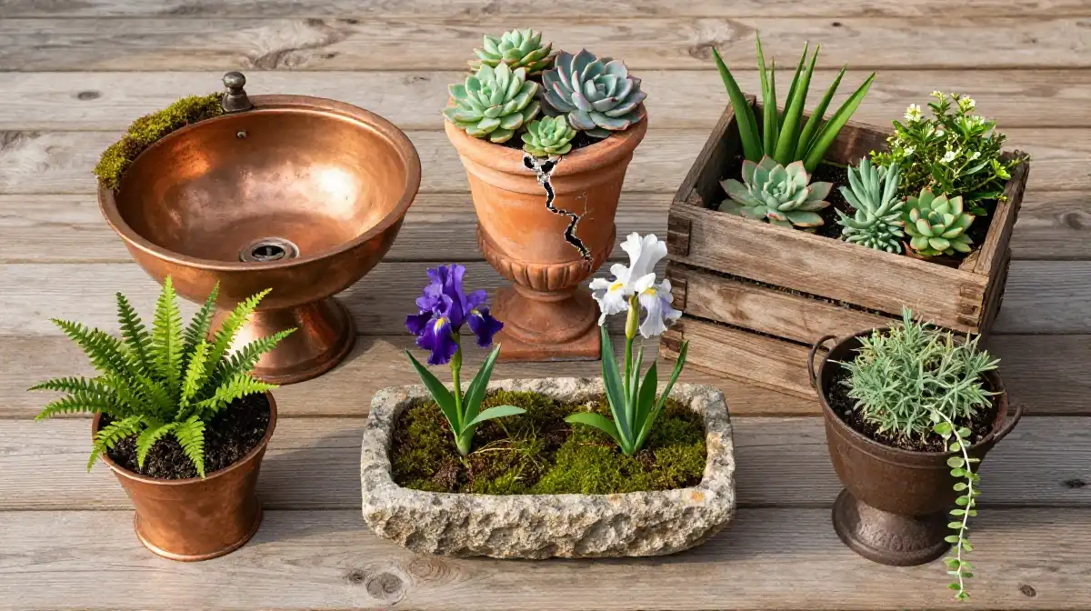5. Outdoor Fairy Garden Container Ideas That Create Instant Charm and Visual Delight