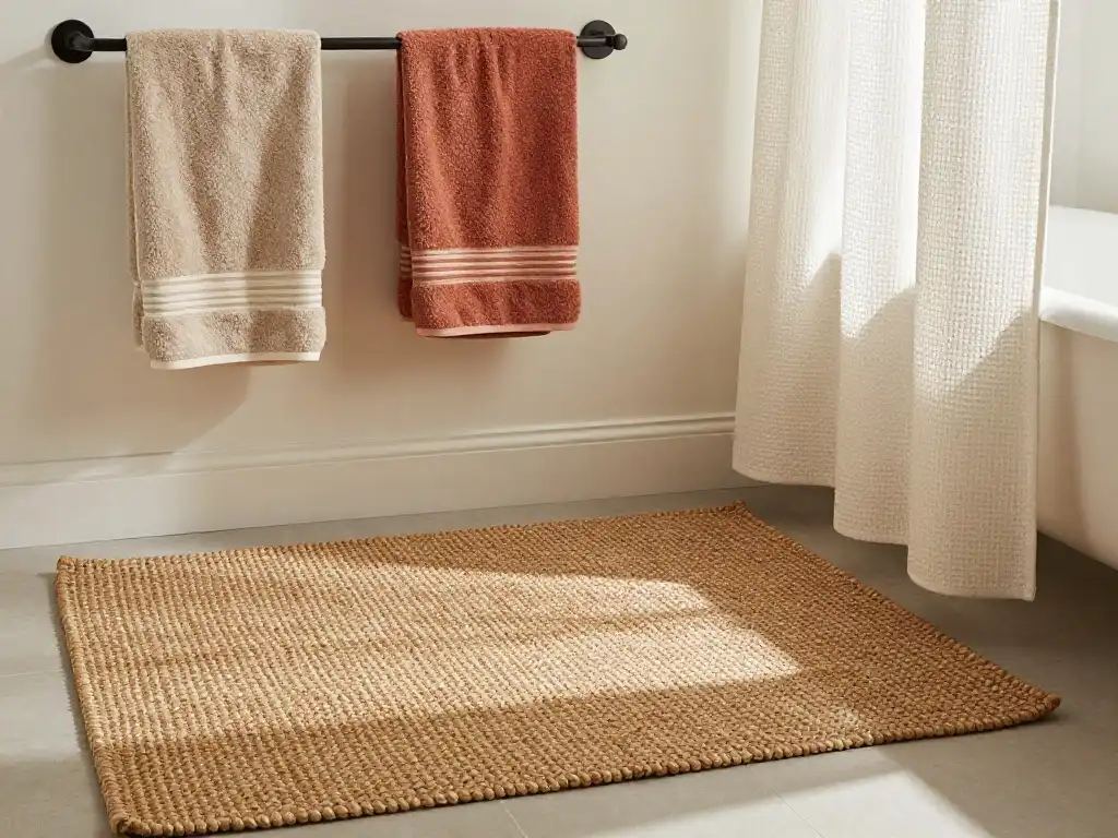Cozy Bathroom Rugs and Textiles That Add Warmth Without Eating Space