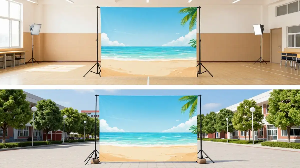 How to Set Up a Summer School Backdrop Perfectly for Indoor and Outdoor Events