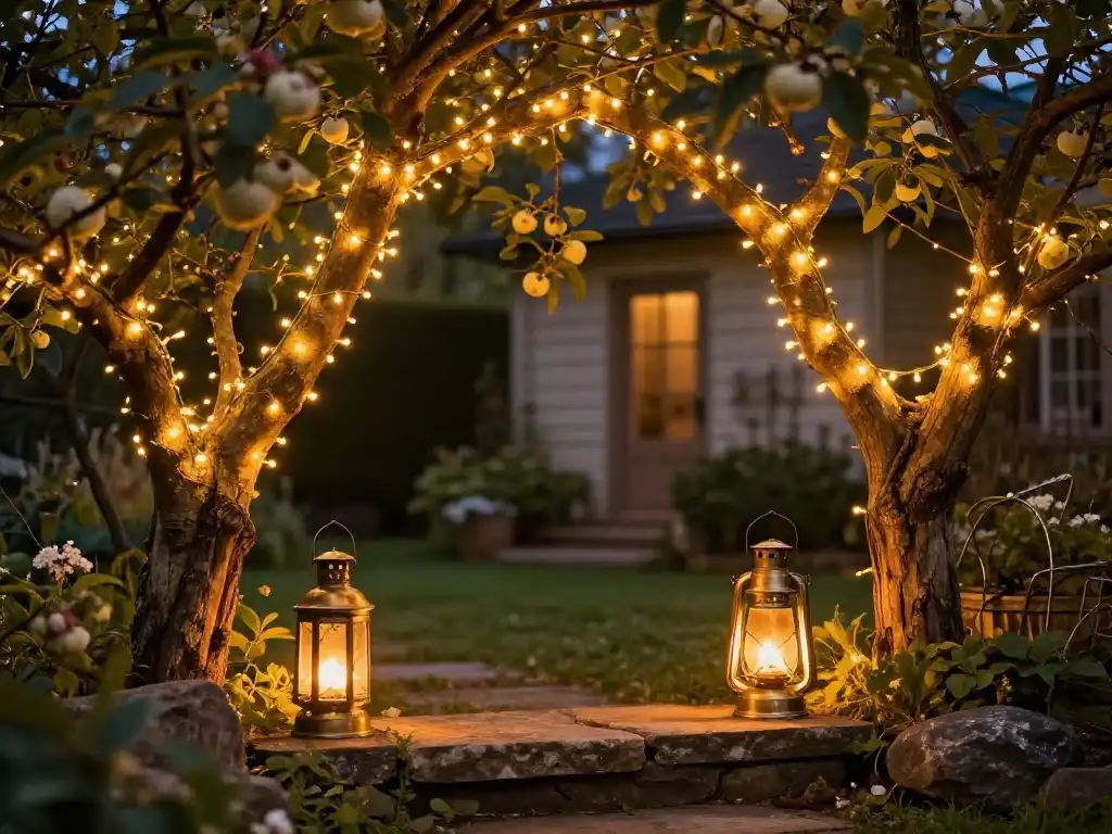 How Fairy Lights and Vintage Lanterns Create Spellbinding Cottagecore Evenings