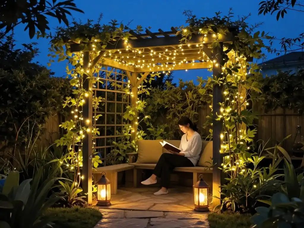How to Light Your Garden Reading Nook for Evening and Night Reading