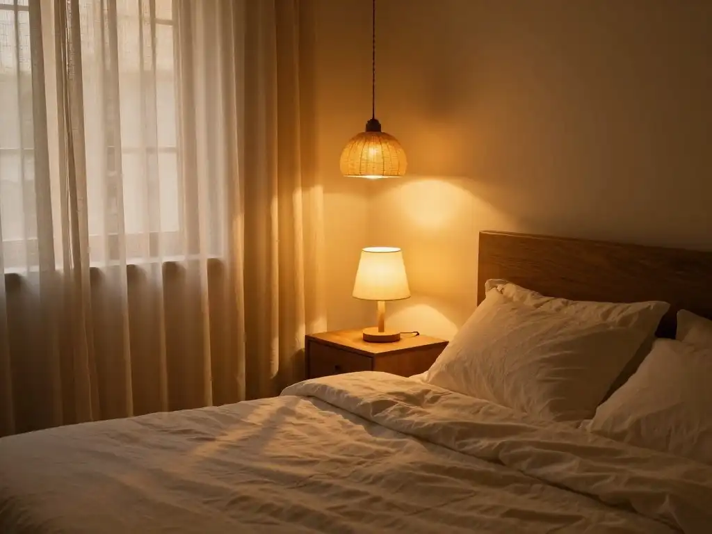 Lighting Secrets That Give Your Bedroom That Golden-Hour Summer Glow