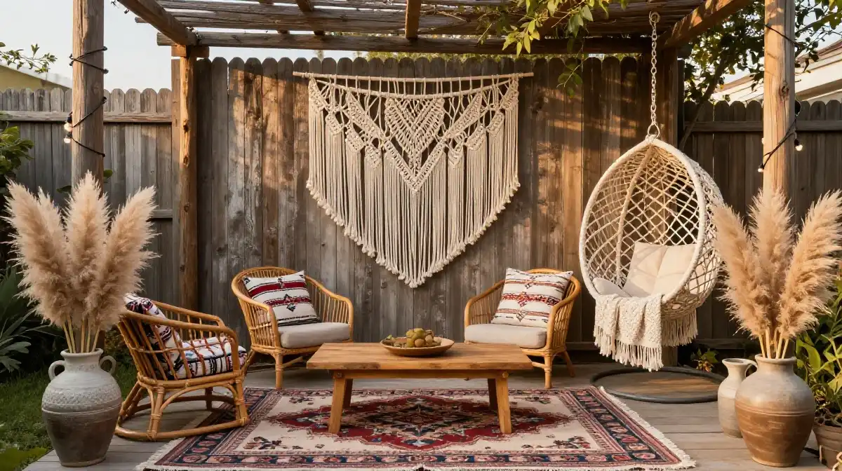 Boho Summer Backyard Decor Ideas That Are Free Spirited and Effortlessly Beautiful