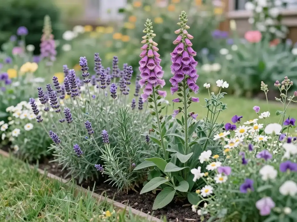 Herb Gardens Tucked Into Cottage Borders That Look Beautiful and Smell Even Better