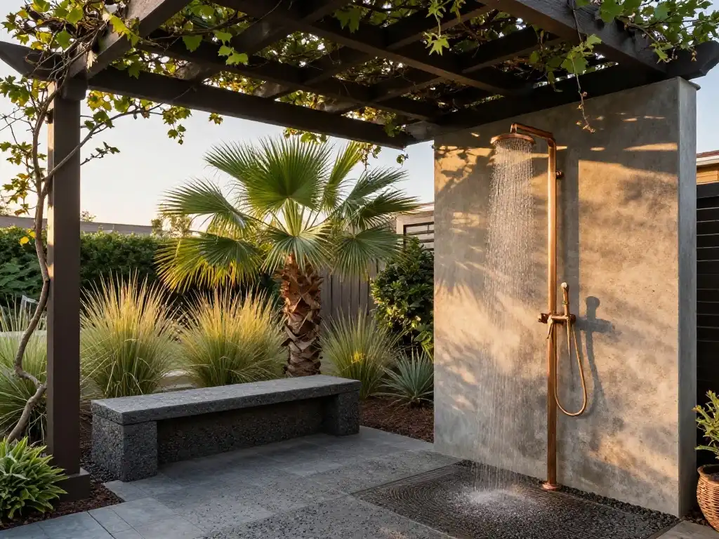 Luxury Outdoor Shower Bathroom Designs That Feel Like a Five-Star Resort