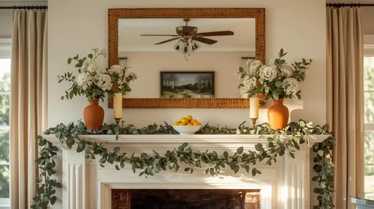 summer mantel decorating ideas
