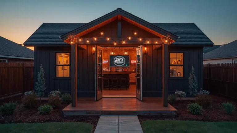 man cave shed ideas