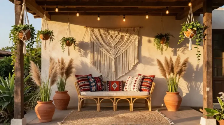 boho front porch ideas