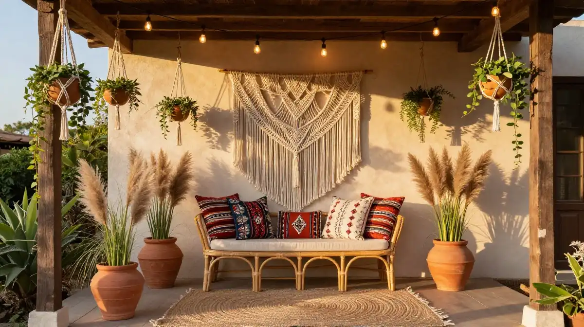boho front porch ideas