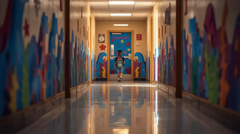 summer school door