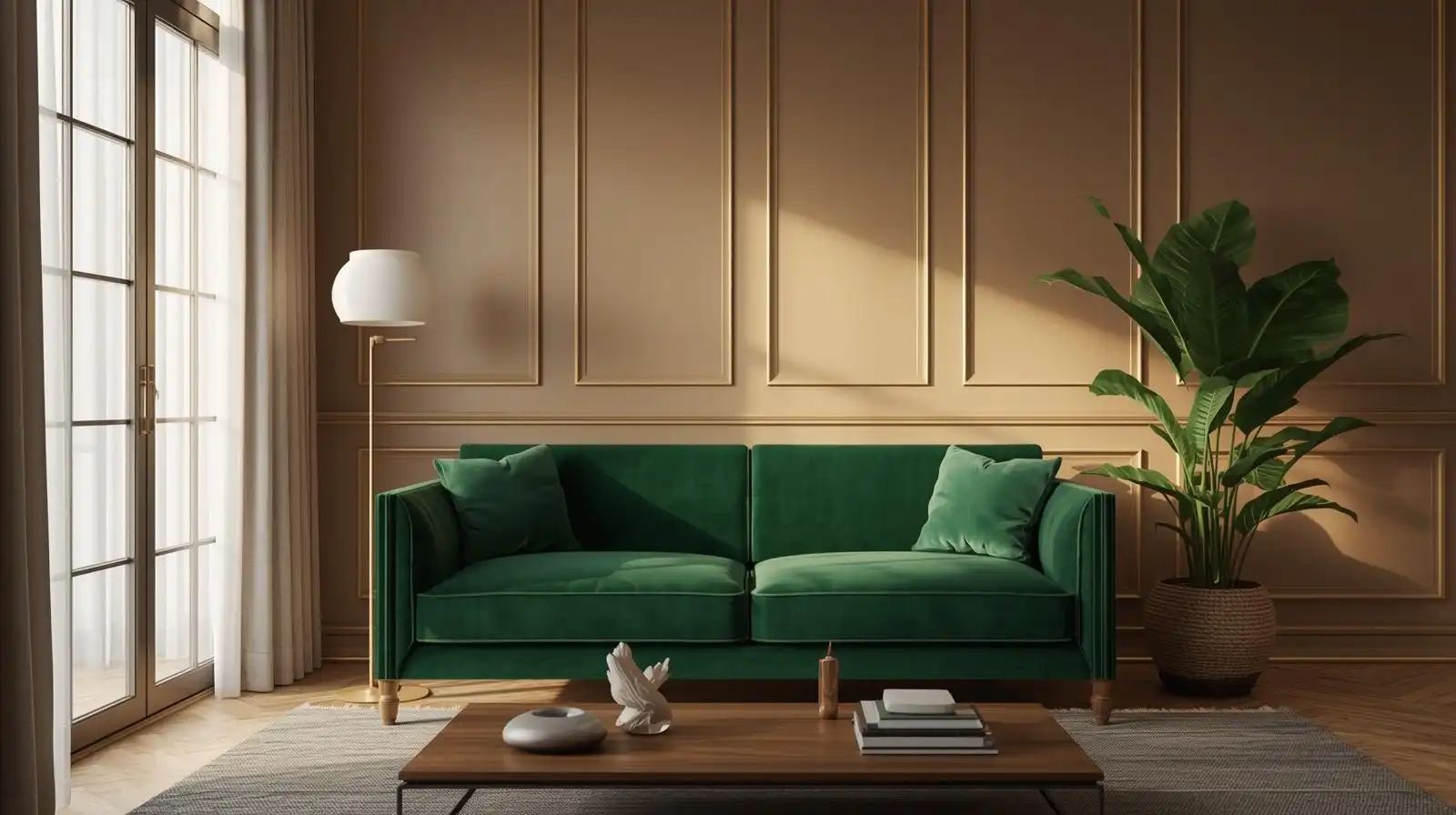 Emerald Green Sofa Living Room Ideas