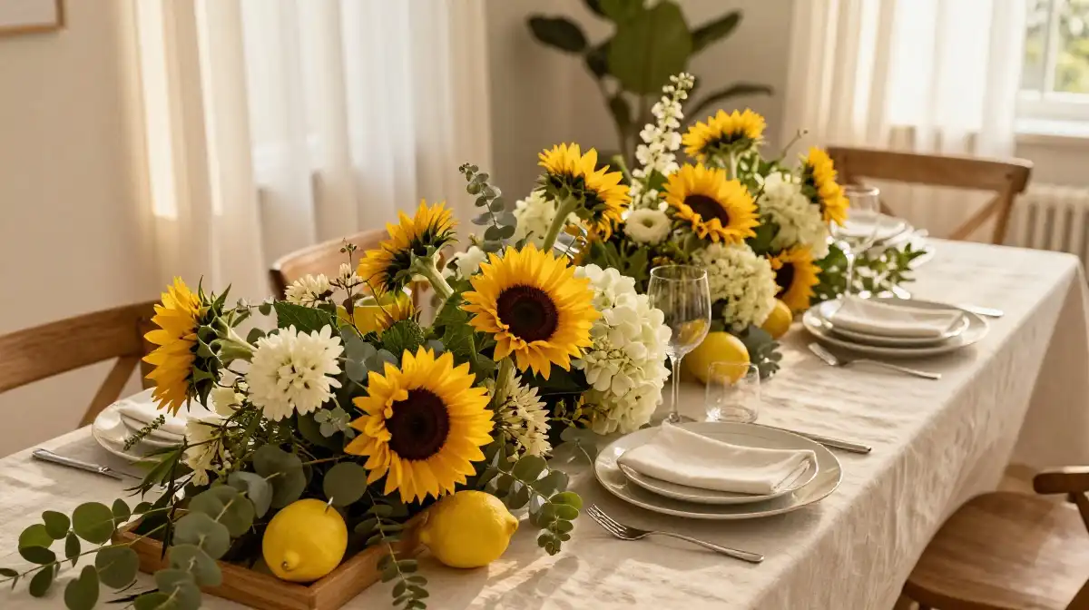 summer dining table centerpiece ideas