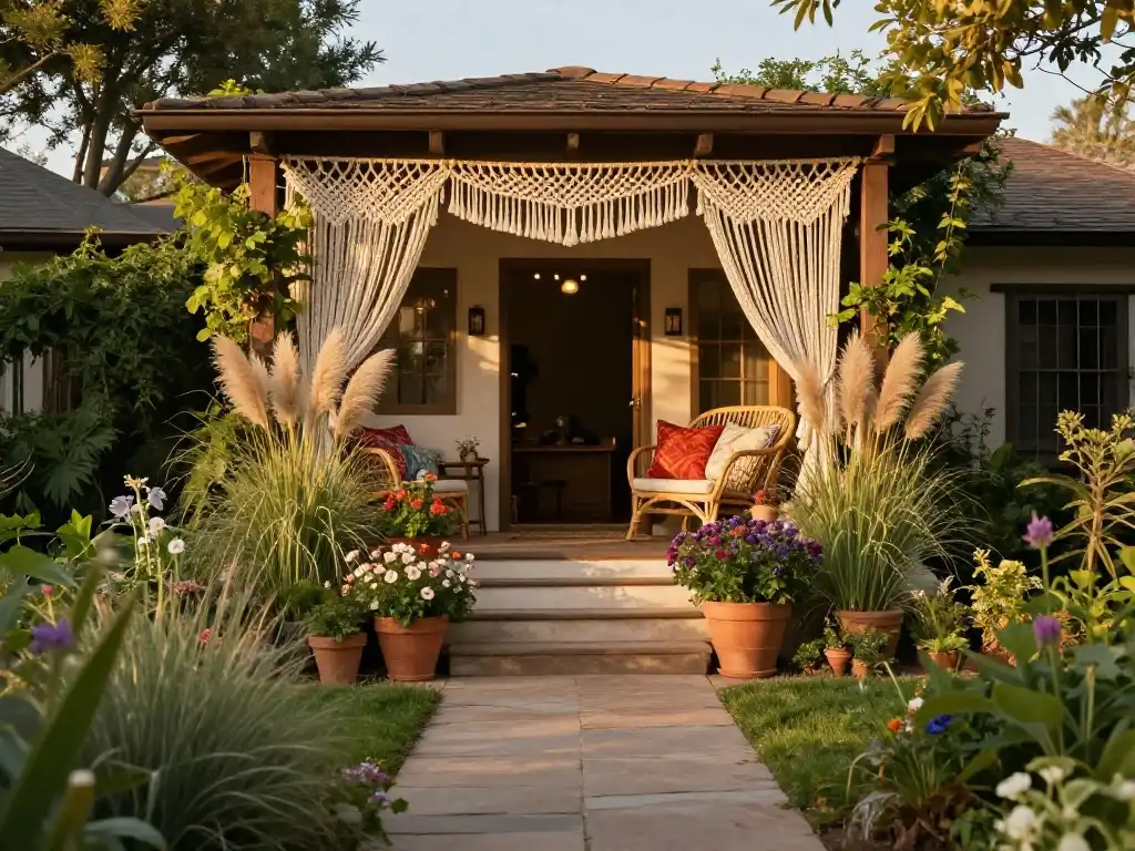 Why a Boho Front Porch Creates the Most Welcoming and Wildly Beautiful Curb Appeal