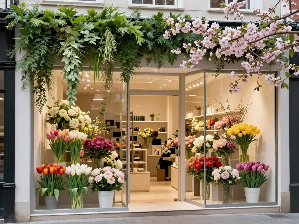 How Fresh Floral Installations Transform Ordinary Storefront Spaces