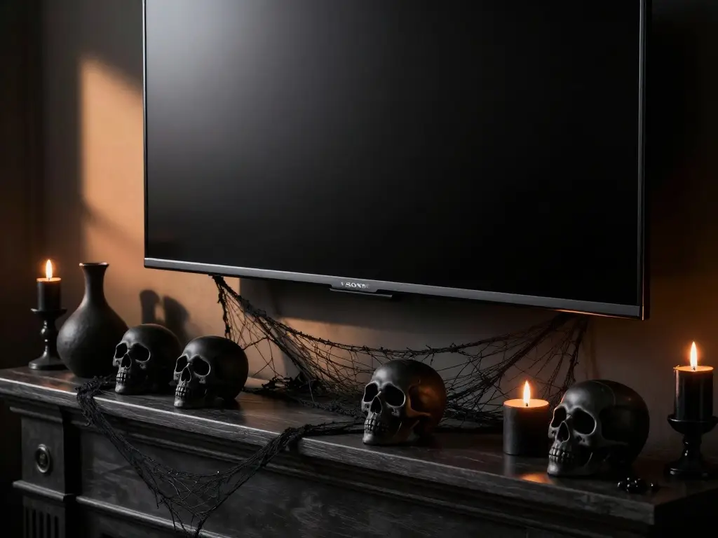 The Forgotten Design Rule That Makes a TV Disappear Into Your Halloween Scene