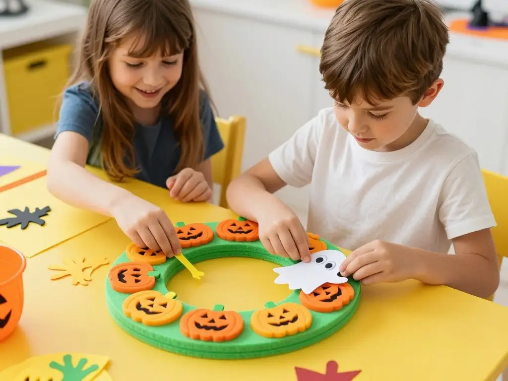 Kid-Friendly DIY Halloween Wreath Ideas the Whole Family Will Love